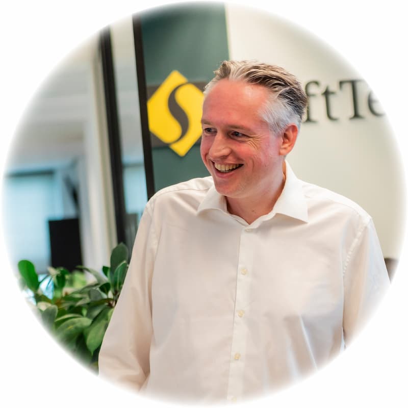 Thijs Kuperus over verantwoordelijkheid bij automatisering Thijs Kuperus legt uit waarom SoftTech verantwoordelijkheid neemt voor het geheel